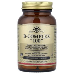 סולגאר B Complex 100 - 50 כמוסות צמחיות לבריאות