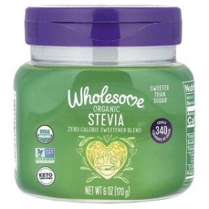 סטיוויה אורגנית 6oz - ממתיק טבעי בריא Wholesome
