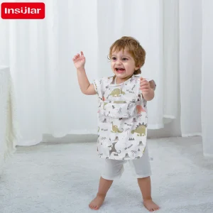 סינר תינוקות PU הפוך - בד אוכל עמיד למים