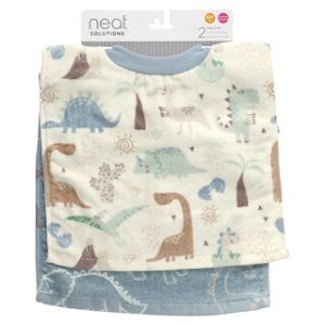 סינרי תינוקות דינוזאורים 6M+ - 2 יחידות - Neat Solutions