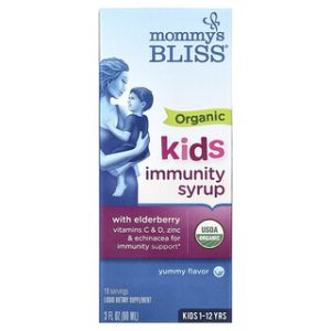 סירופ חיזוק חיסוני אורגני לילדים 1-12 , Mommys Bliss