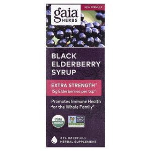 סירופ סמבוק שחור Gaia Herbs - 89 מ"ל - בריאות