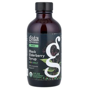 סירופ סמבוק שחור לילדים Gaia Herbs - 89 מ"ל