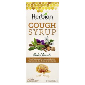 סירופ שיעול Herbion Naturals - דבש, ללא אלכוהול