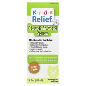 סירופ שיעול וצינון לילדים Kids Relief - Homeolab