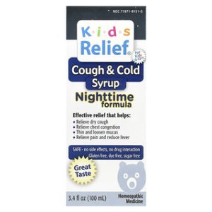 סירופ שיעול וצינון לילה לילדים Kids Relief - 100 מ"ל