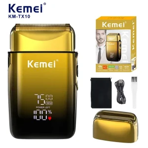 סכין גילוח חשמלי Kemei KM-TX10 לגבר - נטען ואיכותי