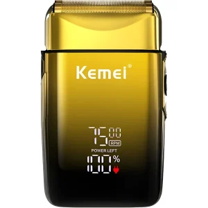 סכין גילוח חשמלי Kemei KM-TX10 לגבר - נטען ואיכותי