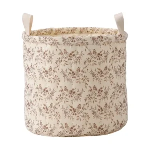 סל אחסון לתינוק מרופד - ארגונית חיתולים גדולה