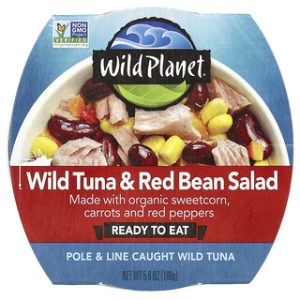 סלט טונה שעועית אדומה Wild Planet - 160 גרם