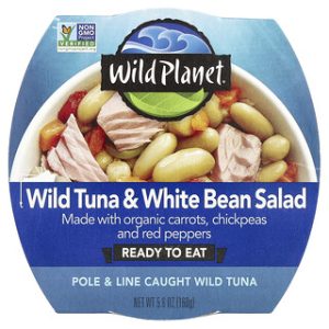 סלט טונה שעועית לבנה Wild Planet - 160 גרם
