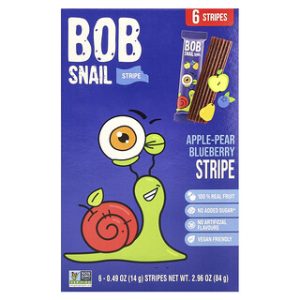 סלילי פירות Bob Snail - תפוח, אגס ואוכמניות