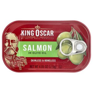 סלמון ללא עור ועצמות בשמן זית - King Oscar