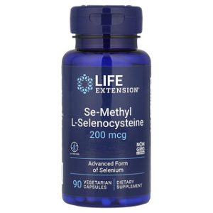 סלנוציסטאין Se-Methyl 200 מק"ג - Life Extension - 90 כמוסות