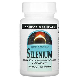 סלניום 200 מק"ג - Source Naturals - 120 טבליות