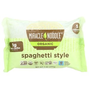 ספגטי אורגני ללא פחמימות , Miracle Noodle 200 גרם