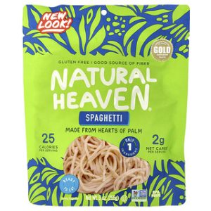 ספגטי לבבות דקל Natural Heaven - 255 גרם - דל פחמימות