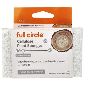 ספוגי צלולוז טבעיים Full Circle - 3 יחידות