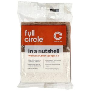 ספוגי קרצוף אגוז-Full Circle In a Nutshell - 2 יחידות