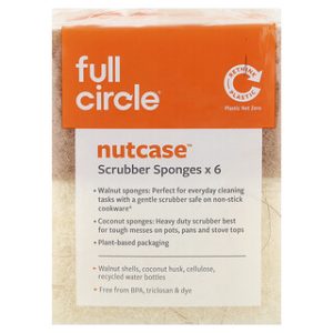 ספוגים לניקוי ידידותיים לסביבה - Nutcase 6 יחידות