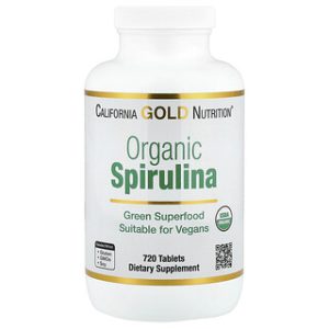 ספירולינה אורגנית , California Gold Nutrition - 720 טבליות