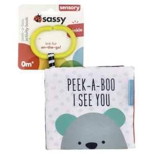 ספר פעילות בייבי Sassy Peek-A-Boo - 0+ חודשים
