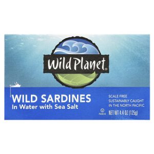 סרדינים במי מלח Wild Planet - 125 גרם