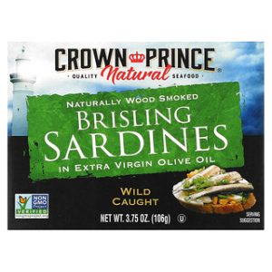 סרדינים בשמן זית כתית מעולה - Crown Prince 3.75oz