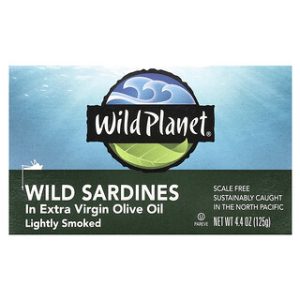 סרדינים בשמן זית מעושנים - Wild Planet - 125 גרם
