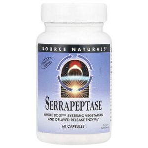 סרפפטאז Source Naturals - 60 כמוסות - בריאות ורווחה