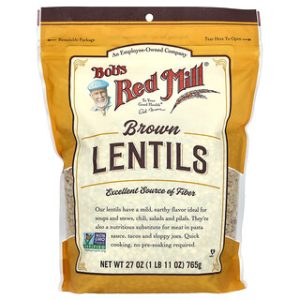 עדשים חומות Bobs Red Mill - 765 גרם - בריאות וטעם
