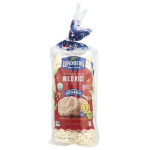 עוגות אורז חום אורגני Wild Rice - Lundberg 241 גרם