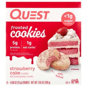 עוגיות חלבון Quest Strawberry Cake - 8 יחידות
