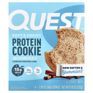 עוגיות חלבון סניקרדודל של Quest - 4 יחידות - 2.04oz