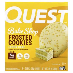 עוגיות לימון מזוגגות Quest - מארז 8 יחידות