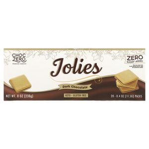 עוגיות שוקולד מריר ללא סוכר - 20 יחידות ChocZero