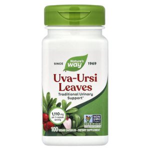 עלי Uva-Ursi טבעיים - 100 כמוסות טבעוניות - Nature's Way