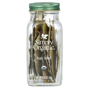 עלי דפנה אורגניים Simply Organic - 4 גרם - תבלין