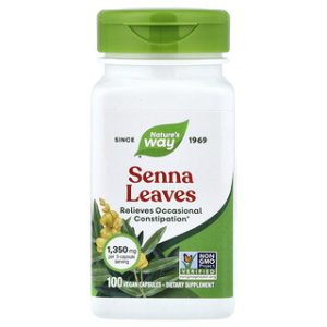 עלי סנה , כמוסות טבעוניות Natures Way , 100 יח'