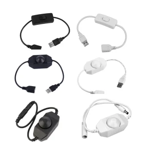 עמעם לד לדימר - מתג USB 5V 12V 24V לפס לד