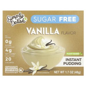 פודינג וניל ללא סוכר Simply Delish - טבעוני 1.7oz