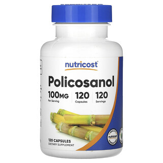 פולוקוסנול Nutricost 100 מ"ג - 120 כמוסות - בריאות לב