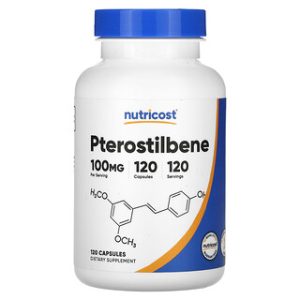 פטרוסטילבן Nutricost - 100 מ"ג - 120 כמוסות - בריאות