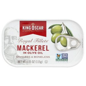 פילה מקרל בשמן זית - King Oscar 115 גרם