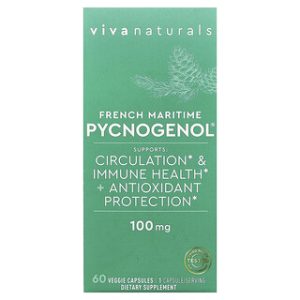 פיקנוגנול 100 מ"ג - Viva Naturals , 60 כמוסות צמחיות