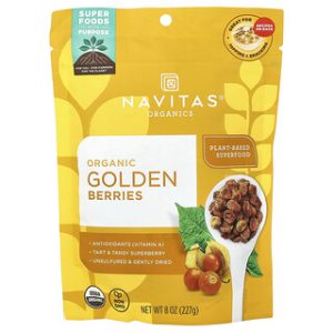 פירות גולדן ברי אורגניים - Navitas Organics - 227 גרם