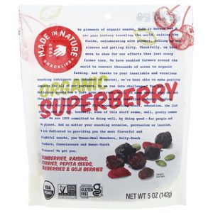פירות יער אורגניים Superberry - 142 גרם , Made in Nature