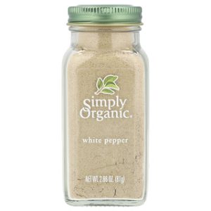 פלפל לבן Simply Organic - 81 גרם - טחון דק