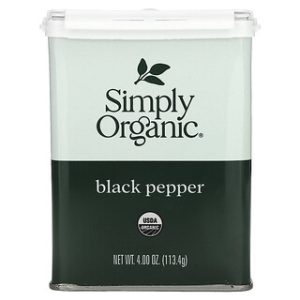 פלפל שחור אורגני - Simply Organic 113.4 גרם