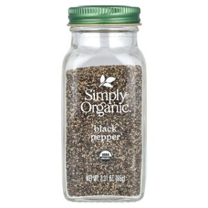 פלפל שחור אורגני Simply Organic - 65 גרם